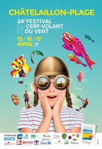 Festival du Cerf-volant et du vent de Châtelaillon-Plage 2017. Du 15 au 17 avril 2017 à CHATELAILLON. Charente-Maritime.  10H00